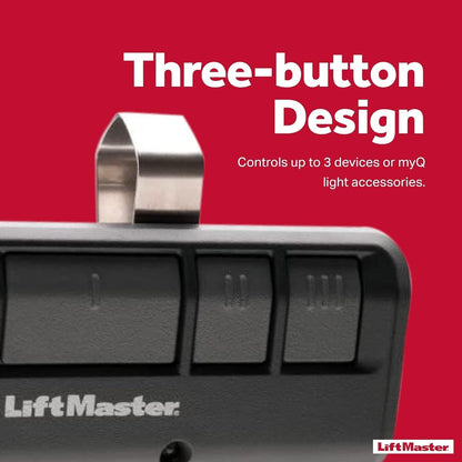 LiftMaster 893LM Security+ 2.0 3-Button Visor Clip Remote – Yellow Button Compatibility