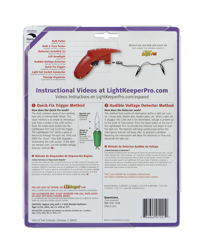LightKeeper Pro Quick Fix Incandescent Light Set Repair Tool – UL Listed #230566