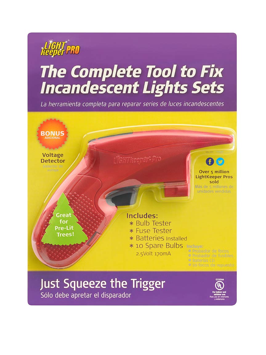 LightKeeper Pro Quick Fix Incandescent Light Set Repair Tool – UL Listed #230566