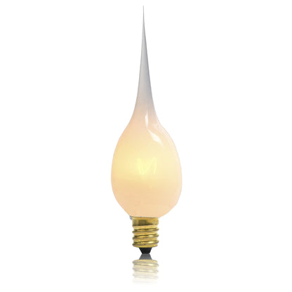 LightLady Studio Silicone Candle Bulbs 7W – 12 Pack, E12 Candelabra
