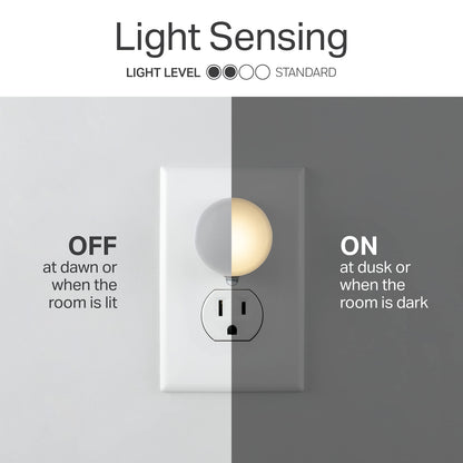 Lights by Night LED GLO Dot Night Lights – 10-Pack, Dusk-to-Dawn Sensor