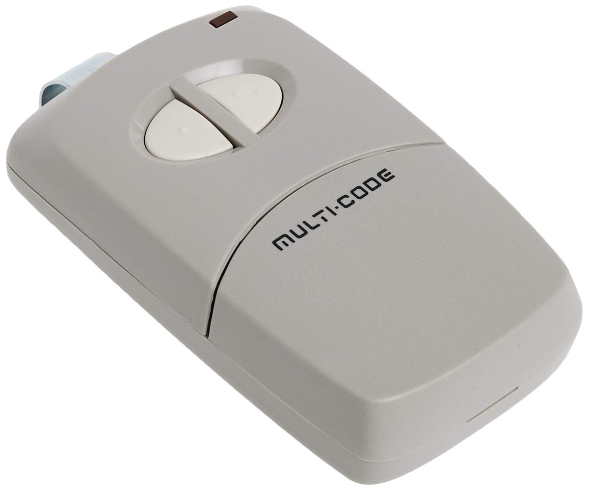 Linear MCS412001 Multi-Code 2-Channel Visor Transmitter — Soft Gray