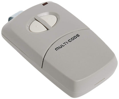 Linear MCS412001 Multi-Code 2-Channel Visor Transmitter — Soft Gray