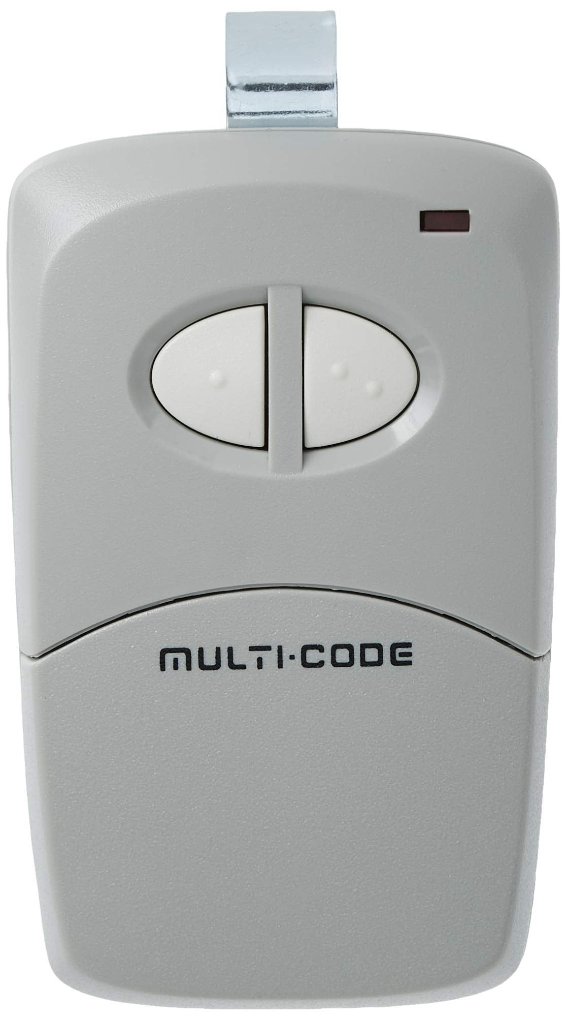Linear MCS412001 Multi-Code 2-Channel Visor Transmitter — Soft Gray