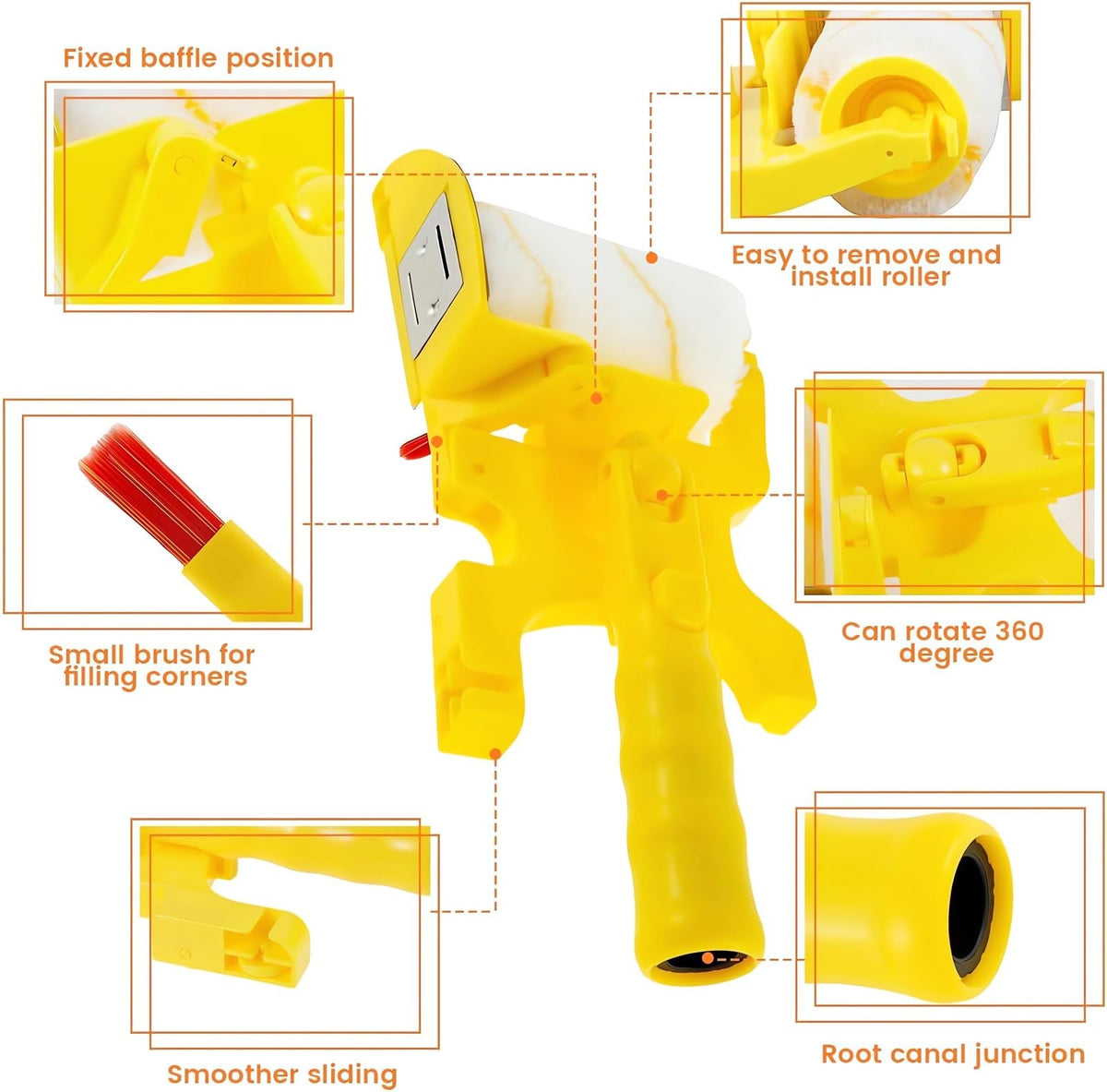 LIONICE Paint Edger Pro - 2024 Advanced Wall Edger & Corner Painting Tool