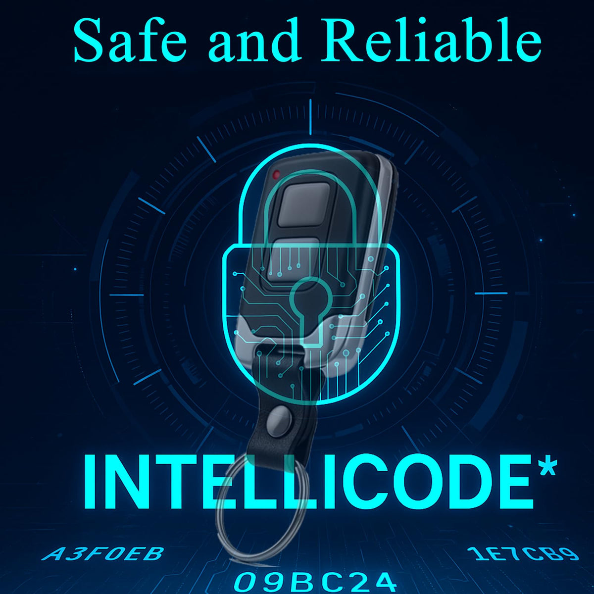 LongCtrl 2-Pack Genie Intellicode Remote G3T-R/G3T-BX/G3T-A — 1995 Genies Compatible