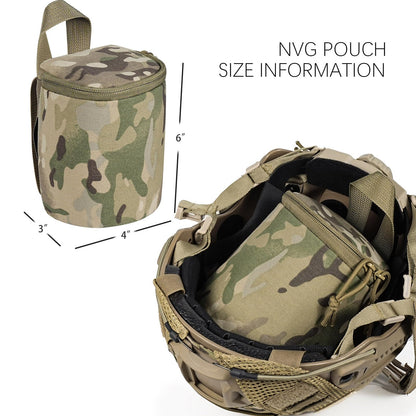Lonloke Tactical NVG Pouch – MOLLE Night Vision Carry Case with Soft Padding