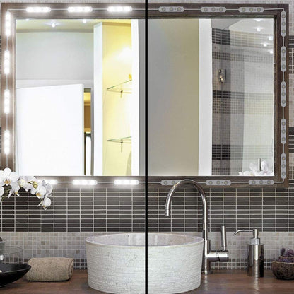 LPHUMEX Led Vanity Mirror Lights – Hollywood Style, 10ft Dimmable LED Strip