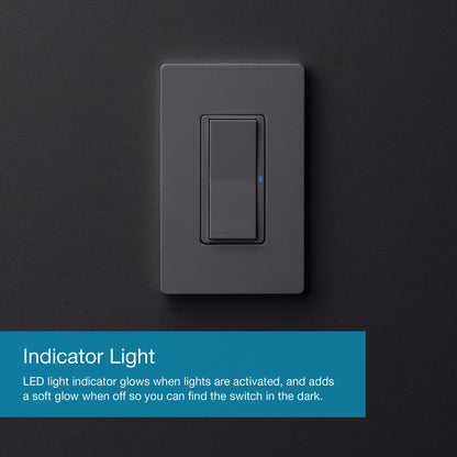 Lutron Claro Smart Switch for Caseta – 5A, Neutral Required, White DVRFW-5NS-WH-A