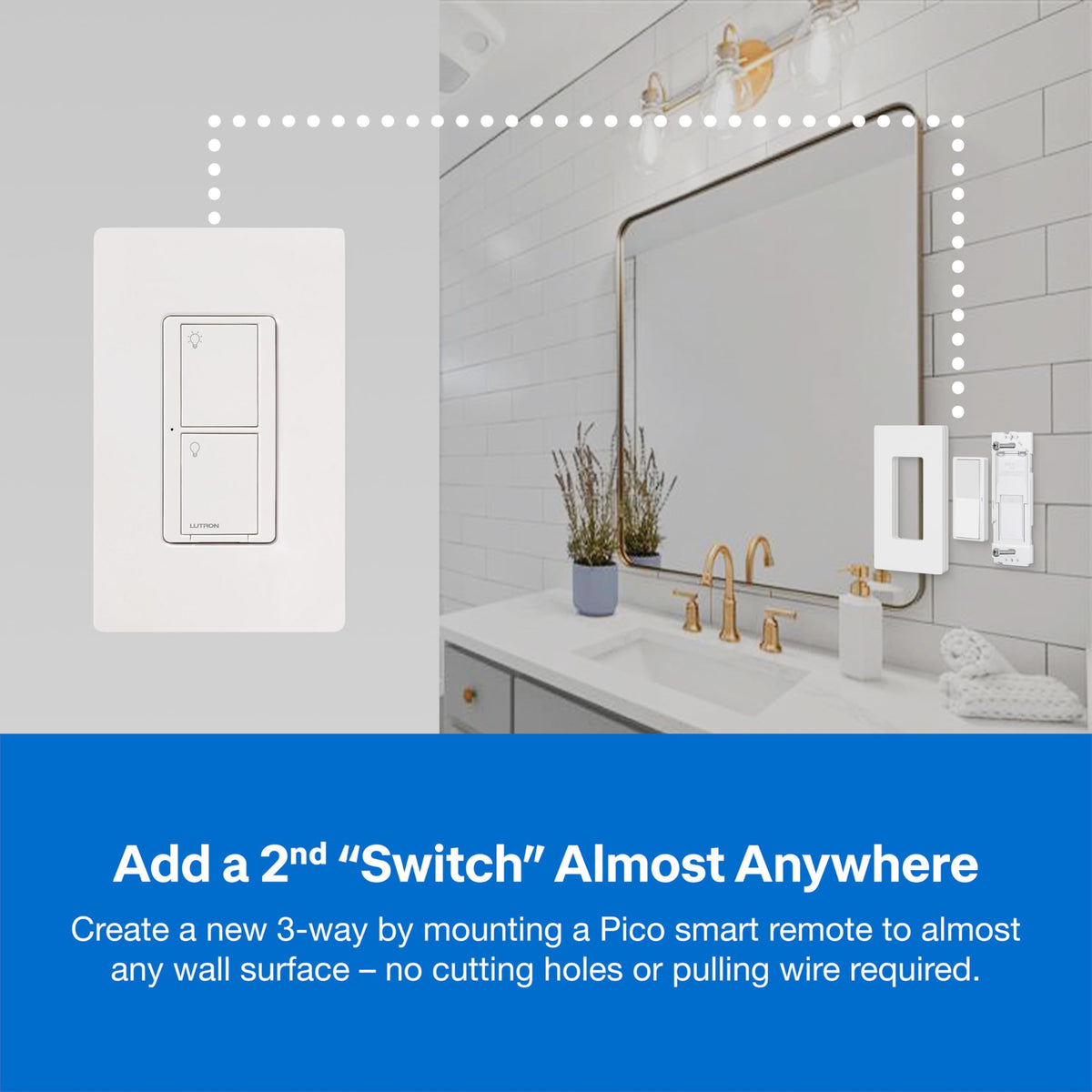Caseta Original Smart Light Switch Kit with Hub — Works with Alexa, HomeKit, Google