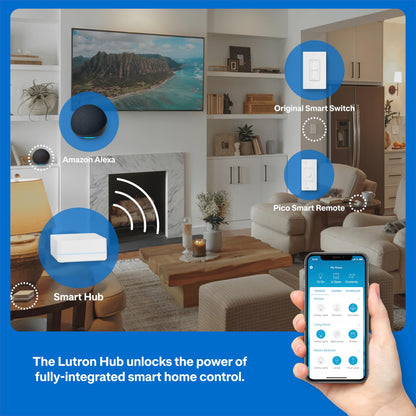 Caseta Original Smart Light Switch Kit with Hub — Works with Alexa, HomeKit, Google
