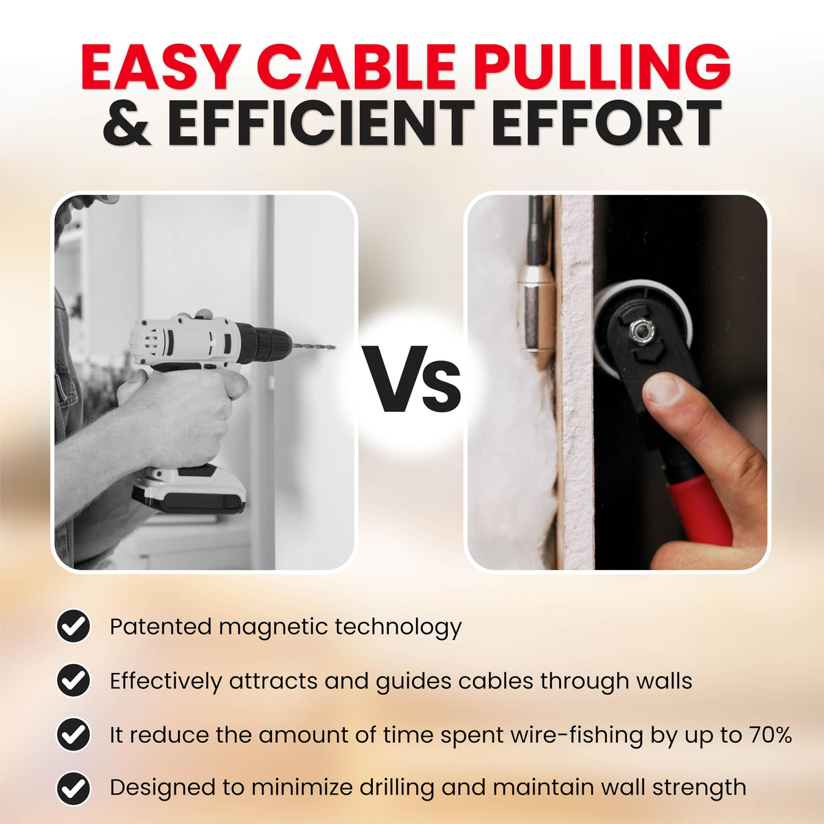 Magnepull XP1000-LC Magnetic Wire Puller – Flexible Leader & Durable Case