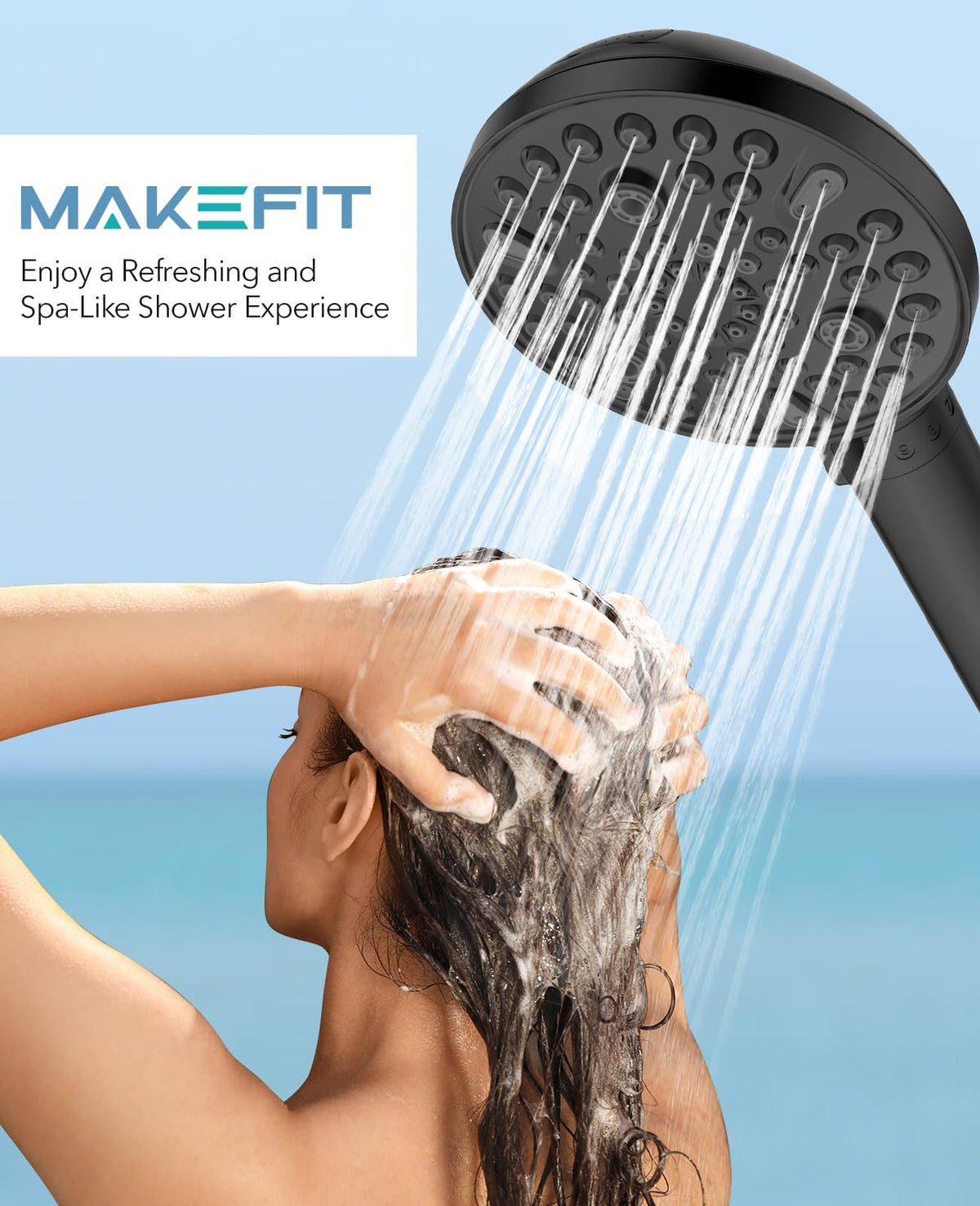 MakeFit Shower Head Filter Replacement Cartridge (2-Pack) for SSJ781/DSSJ781