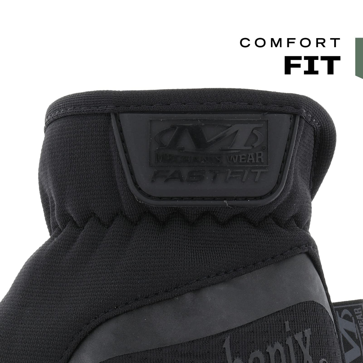 Mechanix Wear FastFit Tactical Gloves | Heavy Duty, Lightweight, Touchscreen Capable | Medium Covert Black