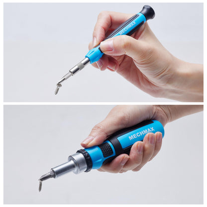 MECHMAX 68-Piece Ratcheting Screwdriver Set – Magnetic Bits & Sockets