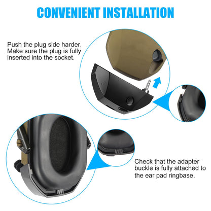 MenLiDa Wireless Bluetooth Adapter for Walker's Razor Earmuffs – 5.1 BT, Type-C