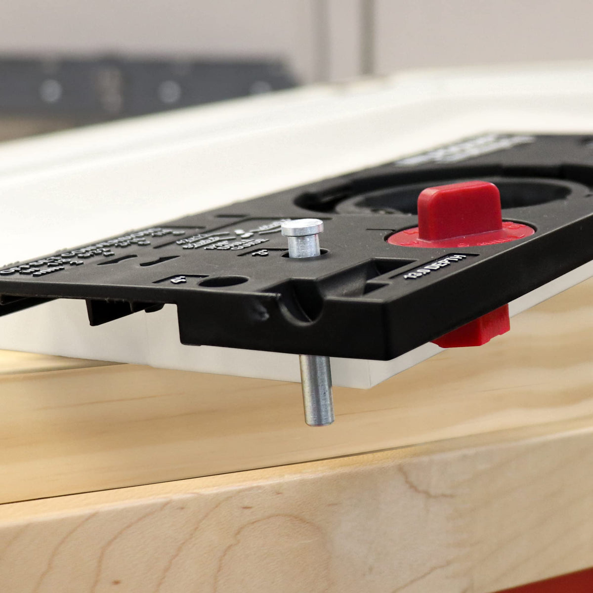 Milescraft 1342 Euro Hinge Jig – Precise 35mm Concealed Hinge Drilling Guide