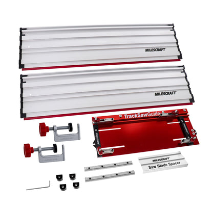 Milescraft TrackSawGuide - Universal Aluminum Track Saw Guide, 50" Range