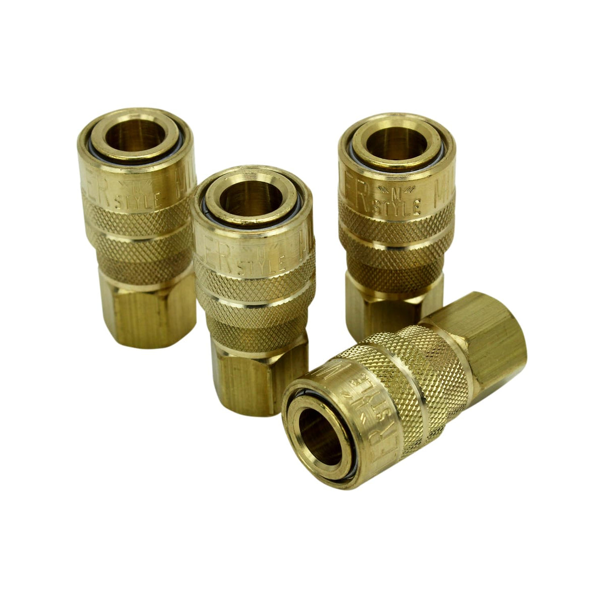 Milton S-715-4 1/4-Inch FNPT M-Style Coupler Pack of 4