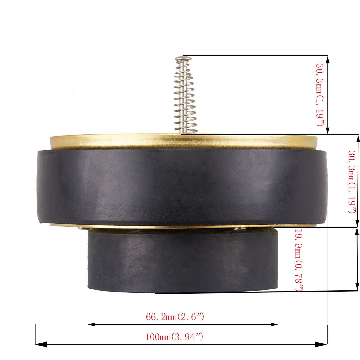 Minimprover Internal Backwater Valve – 4-Inch Float Flood-Guard for Drain Backflow Protection