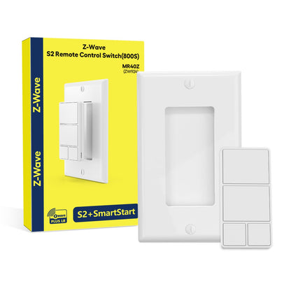Minoston 800 Series Z-Wave Scene Controller MR40Z — 4-Button Wall Remote
