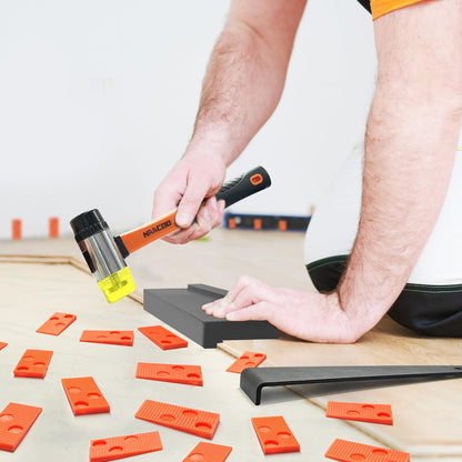 NAACOO Universal Floor Kit: Tapping Block, Pull Bar, 40pc Spacers & Rubber Mallet