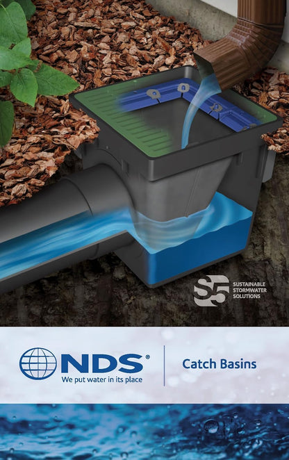 NDS 1200FFRTL Square Catch Basin Filter — 12-Inch Removable Geotextile Filter