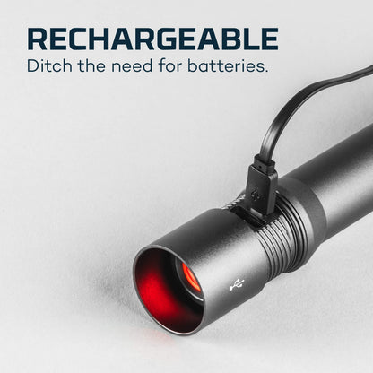 NEBO Davinci 2000 Flashlight & Portable Charger – 2000 Lumens, 4 Modes, USB Rechargeable, IP67 Waterproof