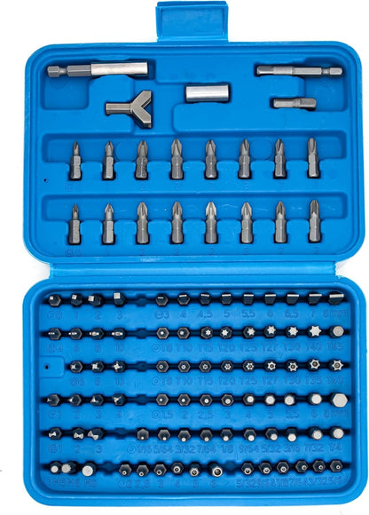 NEIKO 10082A Security Bit Set & Ratcheting Screwdriver — 101-Piece Chrome Vanadium Toolkit