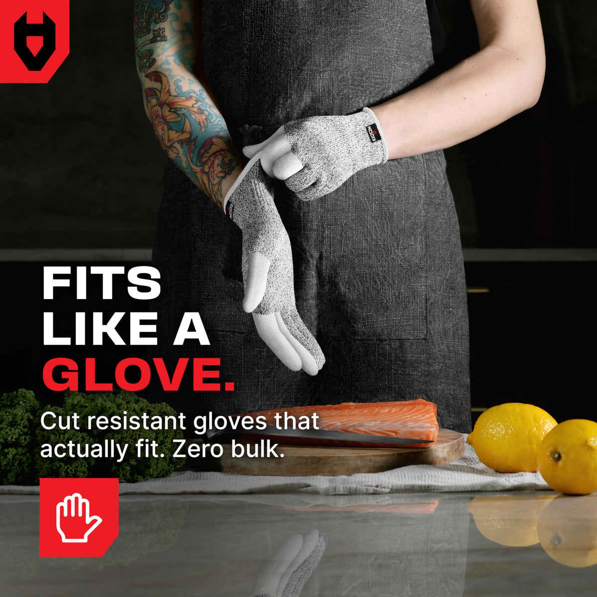 NoCry Cut Resistant Gloves – Level 5, Food-Grade Kitchen Protection