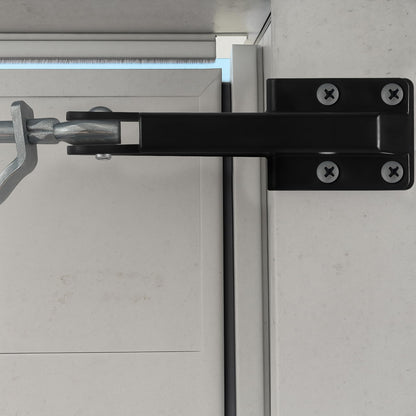 Nuanchu 2 Pack Screen Door Closer Bracket – Black Plastic Replacement for Door Closers