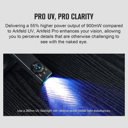 OLIGHT Arkfeld Pro Rechargeable EDC Flashlight – 1300 Lumens + UV (Flat Pocket)
