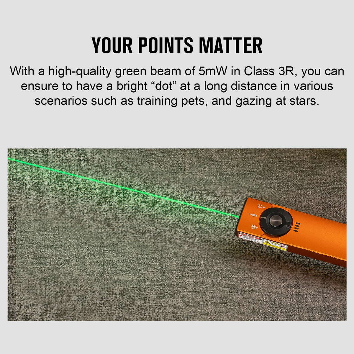 OLIGHT Arkfeld Pro: 1300 Lumen EDC Flashlight with Green Beam, UV, White LED – Orange CW