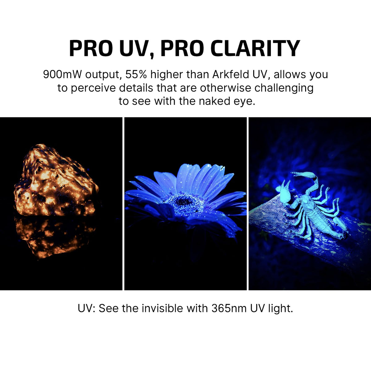 OLIGHT Arkfeld Pro Rechargeable EDC Flat Flashlight — 1300 Lumens + UV 365nm