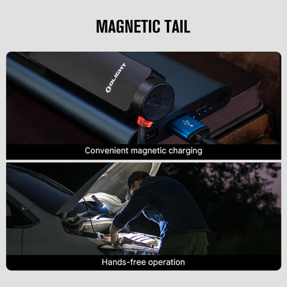 OLIGHT Arkfeld Pro Rechargeable EDC Flashlight – 1300 Lumens + UV (Flat Pocket)