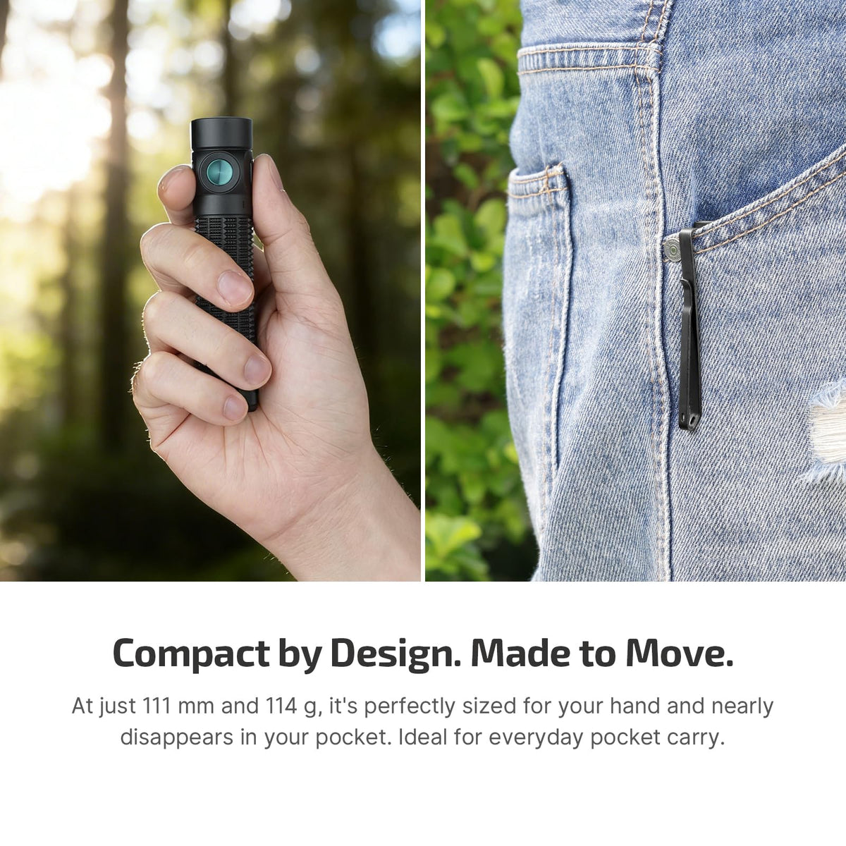 OLIGHT Baton4 Pro EDC Flashlight – 1600 Lumens, USB-C & Magnetic Charging
