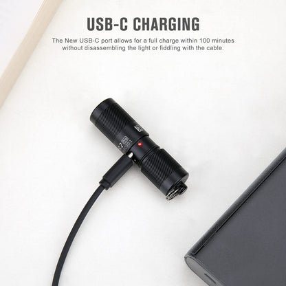 OLIGHT I1R 2 Pro EOS 180 Lumen USB-C Rechargeable Keychain Flashlight