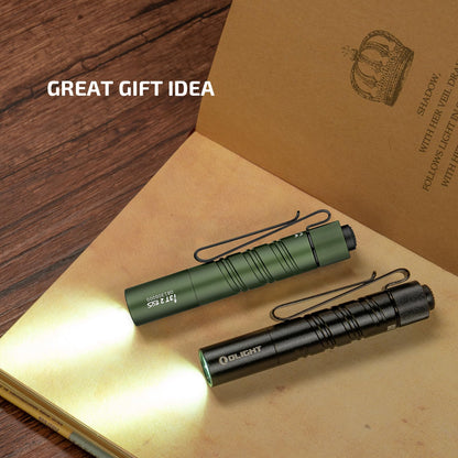 OLIGHT I3T 2 EOS Pocket EDC Flashlight – 200 Lumen, AAA Battery, IPX8, Two-Way Clip