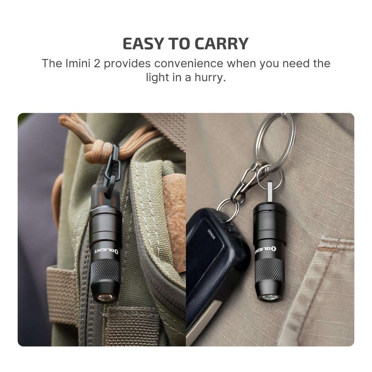 OLIGHT IMINI 2 EDC Rechargeable Keychain Flashlight – 50 Lumens