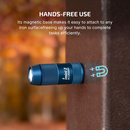 OLIGHT IMINI 2: 50-Lumen USB Rechargeable Keychain Flashlight | Compact EDC