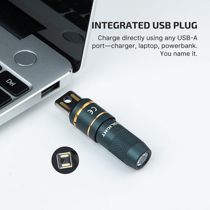 OLIGHT IMINI 2 EDC Rechargeable Keychain Flashlight – 50 Lumens, Dream Blue