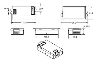 OSRAM Optotronic OTi40W 120-277V 40W Dimmable LED Driver – Constant Current DIM-1