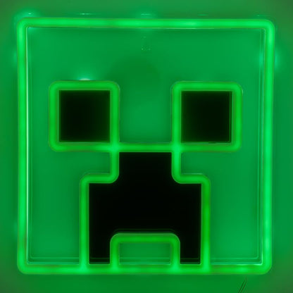 Paladone Creeper LED Wall Light – Official Minecraft Room Decor, USB Powered