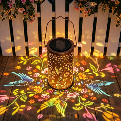 PASUTO Colorful Solar Lanterns – Hummingbird LED Garden Lights, IP65 Waterproof