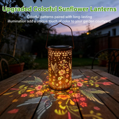 PASUTO Colorful Solar Lanterns – Hummingbird LED Garden Lights, IP65 Waterproof