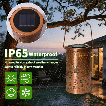 PASUTO Colorful Solar Lanterns – Hummingbird LED Garden Lights, IP65 Waterproof