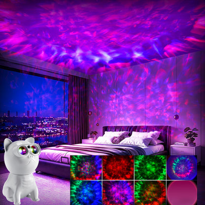 Pedica Galaxy Projector – Oval Nebula Ceiling Light with Timer & Remote