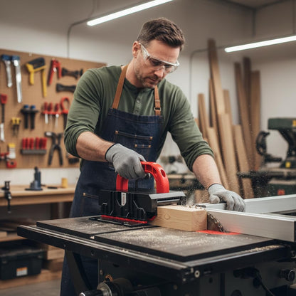 PEMEDOR Push Block — Adjustable Safety Pusher for Table Saw, Router Table, Jointer & Band Saw