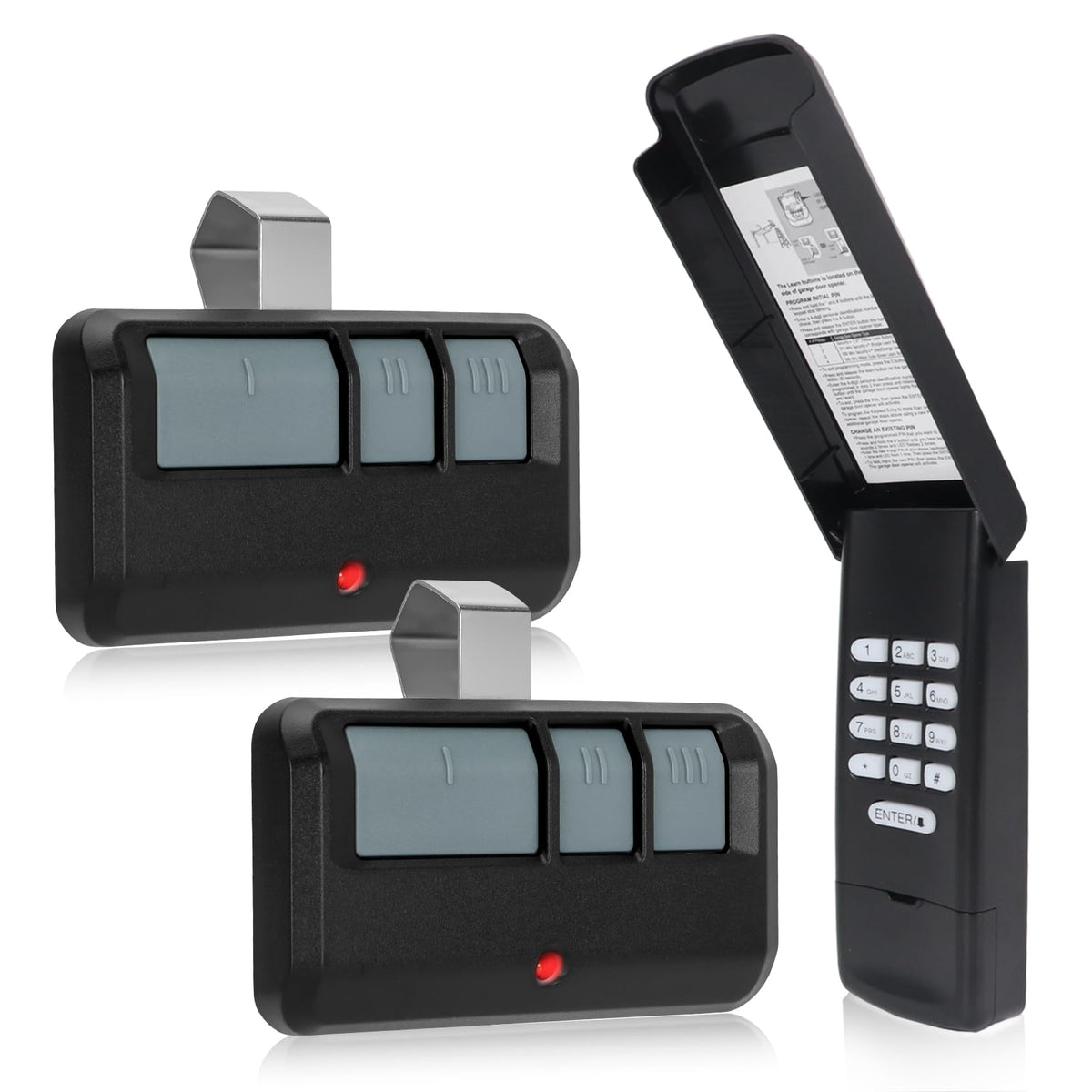 Pevxou Black Garage Door Keypad 877Max & 893Max – Universal Compatibility