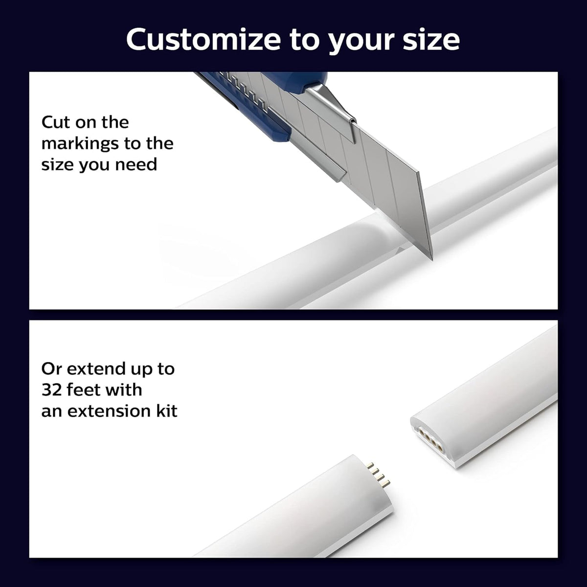 Philips Hue Gradient Ambiance Light Strip Base Kit — 6 ft Bluetooth